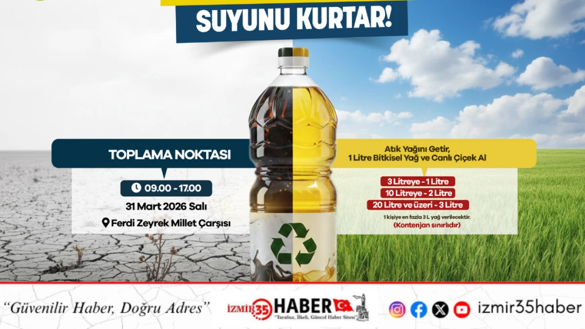 Manisa B&uuml;y&uuml;kşehir&rsquo;den Atık Yağını Getir Doğanı Koru &Ccedil;ağrısı