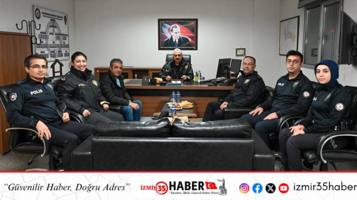 Manisa Emniyet M&uuml;d&uuml;r&uuml; Fahri Aktaş'tan Personele Kandil Ziyareti