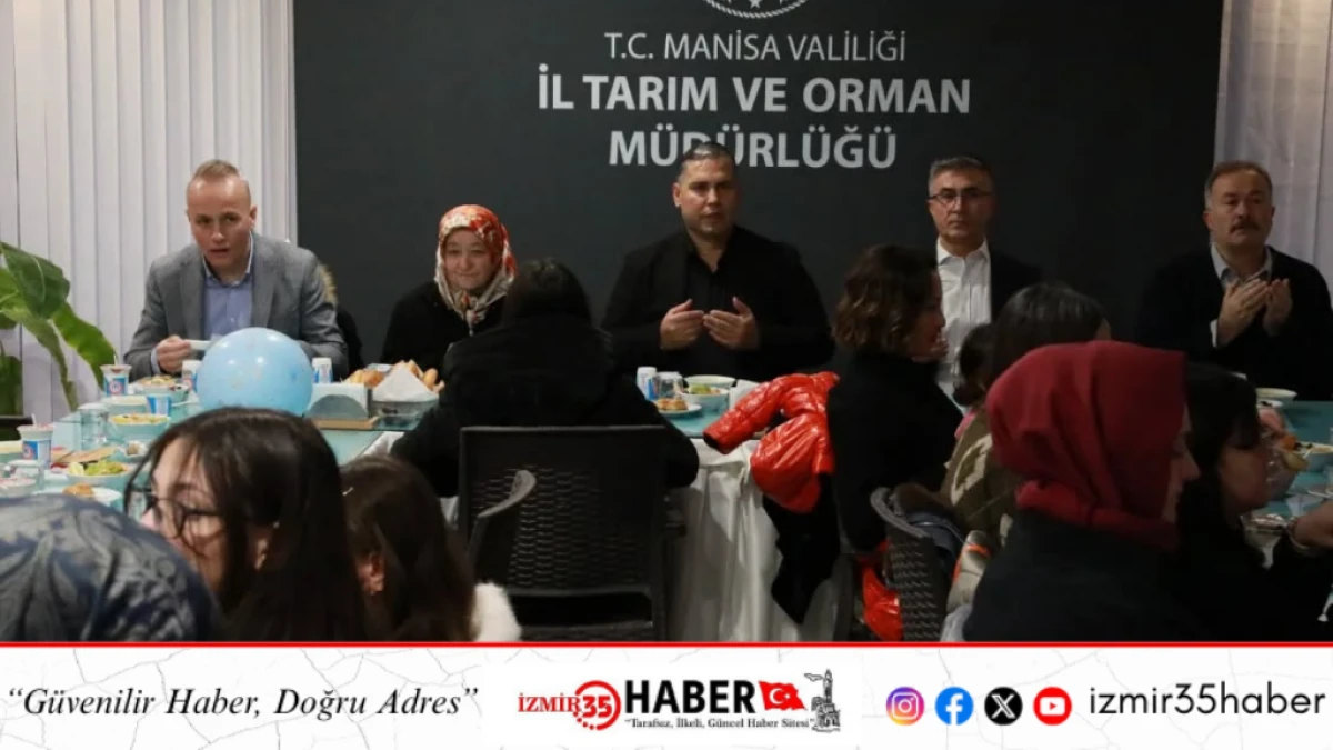 Manisa İl Tarım ve Orman M&uuml;d&uuml;rl&uuml;ğ&uuml; iftar yemeğinde y&ouml;neticiler bir araya geldi.