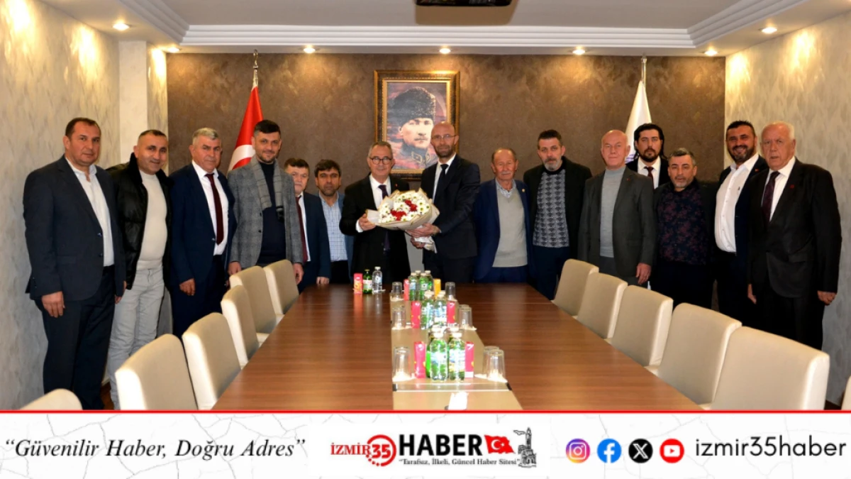 Manisa Kahveciler Esnaf Odası Başkanı Esnaf ve Sanatkarlar Odaları Birliğini ziyaret etti.