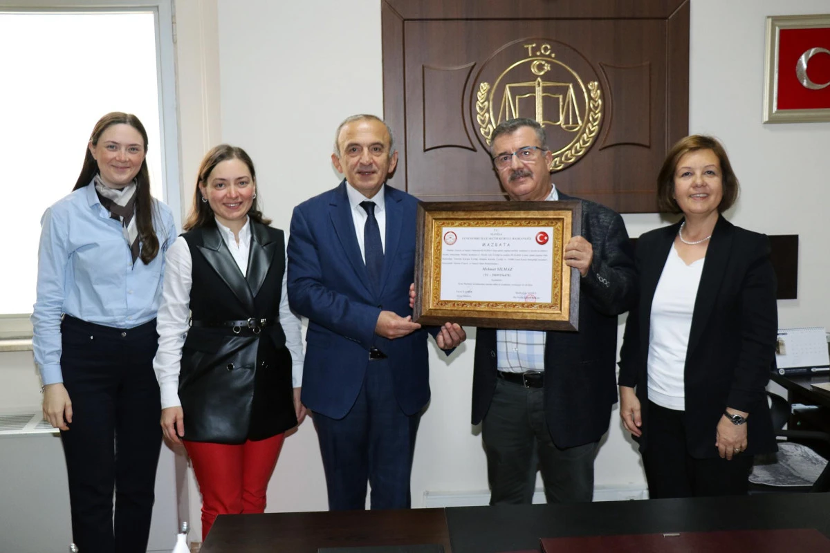 MANİSA TSO BAŞKANI MEHMET YILMAZ MAZBATASINI ALDI