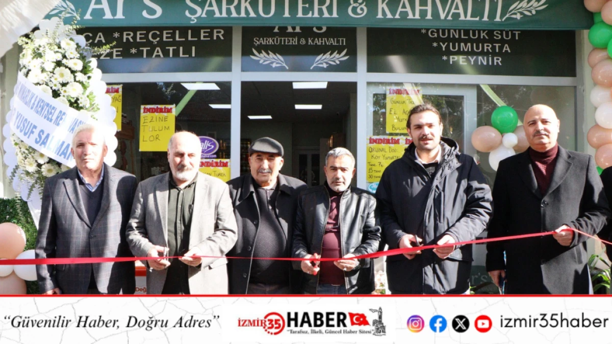 Manisa&rsquo;da, Ar&rsquo;s Şark&uuml;teri ve Kahvaltı işyerini t&ouml;renle hizmete a&ccedil;tı.