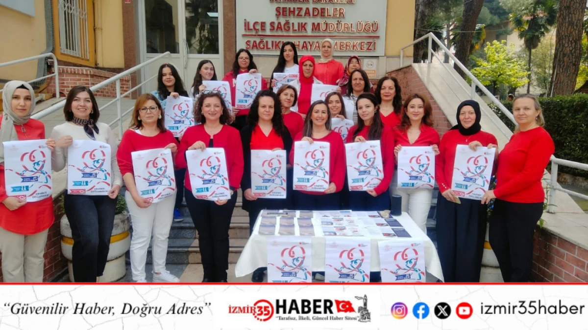 Manisa'da kalp sağlığına dikkat &ccedil;ekmek amacıyla  stant a&ccedil;ıldı