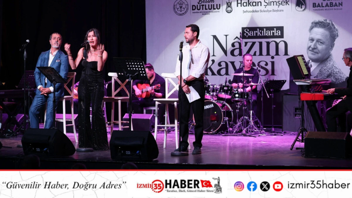 Manisa&rsquo;da N&acirc;zım Hikmet Şiirler ve Şarkılarla Anıldı