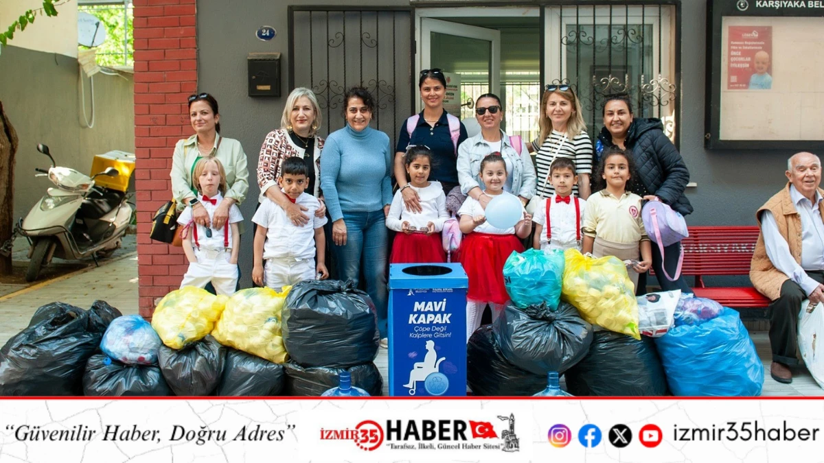 Mavi Kapak projesine &ccedil;ocuklardan anlamlı destek