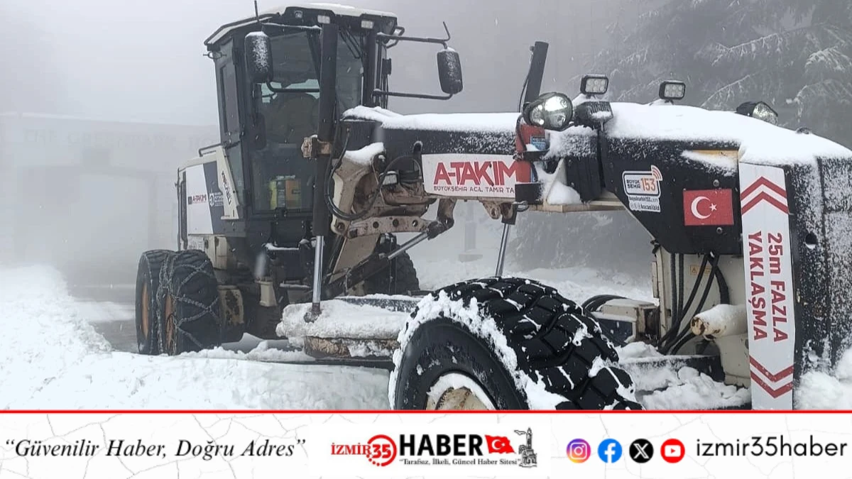 Mayıs&rsquo;ta kar s&uuml;rprizine B&uuml;y&uuml;kşehir&rsquo;den anında m&uuml;dahale;