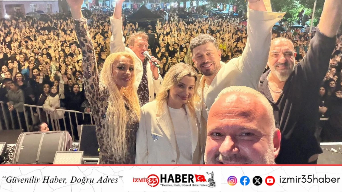Menemen&rsquo;de festival coşkusu yağmur dinlemedi