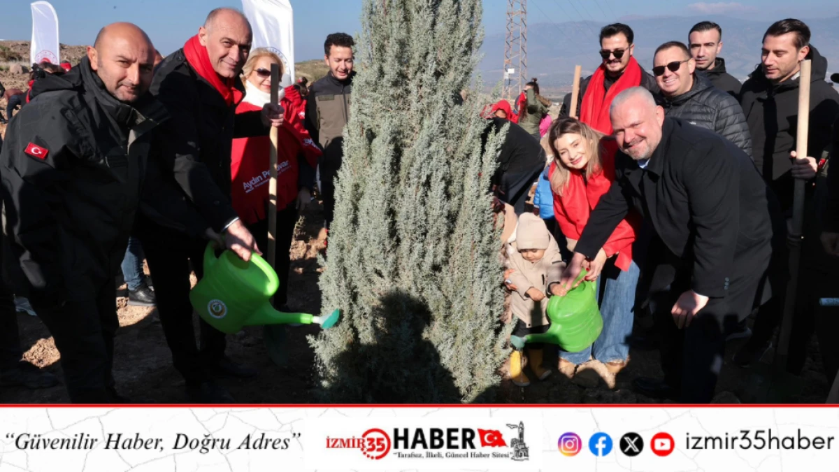Menemen'de İyi ki Doğdun Bebek Hatıra Ormanı kuruldu