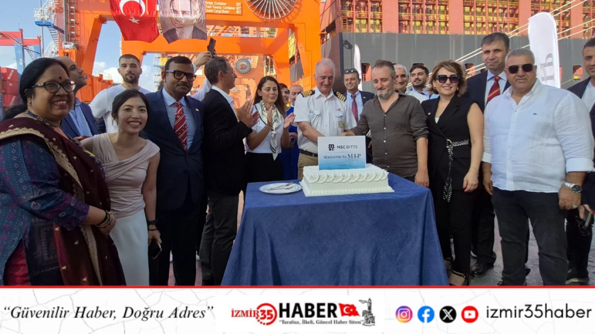 MERSİN ULUSLARARASI LİMANI, YENİ TAMAMLANAN EMH2 TERMİNALİNDE İLK 400 METRELİK MEGA GEMİYİ KARŞILADI