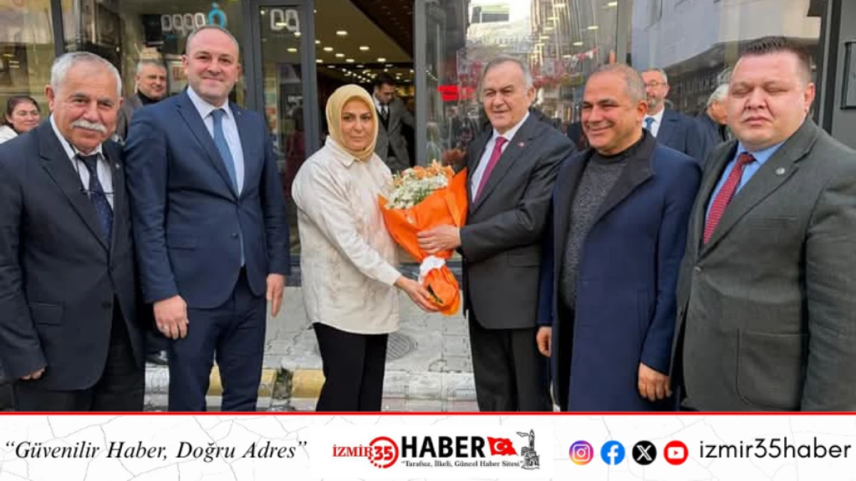 MHP&rsquo;Lİ AK&Ccedil;AY&rsquo;DAN ALAŞEHİR ESNAFINA ZİYARET