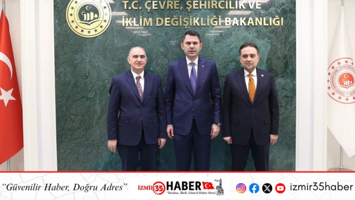 Milletvekili Baybatur ve Vali &Ouml;zkan&rsquo;dan, Bakan Kurum&rsquo;a Ziyaret