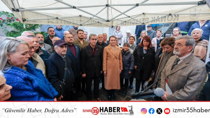 Milli Şef İn&ouml;n&uuml; Konak&rsquo;ta doğduğu evde anıldı