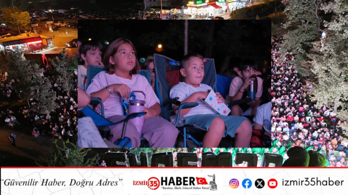 Ormanya gece sineması 5 bin katılımcıyla rekor kırdı