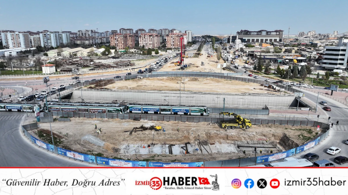 OTOGAR KAVŞAĞI&rsquo;NDA KARAYOLUNU VE RAYLI SİSTEMİ &Uuml;STE ALACAK BİR K&Ouml;PR&Uuml;L&Uuml; KAVŞAK &Ccedil;ALIŞMASI