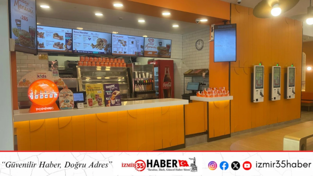 POPEYES&reg; İZMİR KAZIMDİRİK MAHALLESİ SANAYİ CADDESİ&rsquo;NDE HİZMETE A&Ccedil;ILDI!