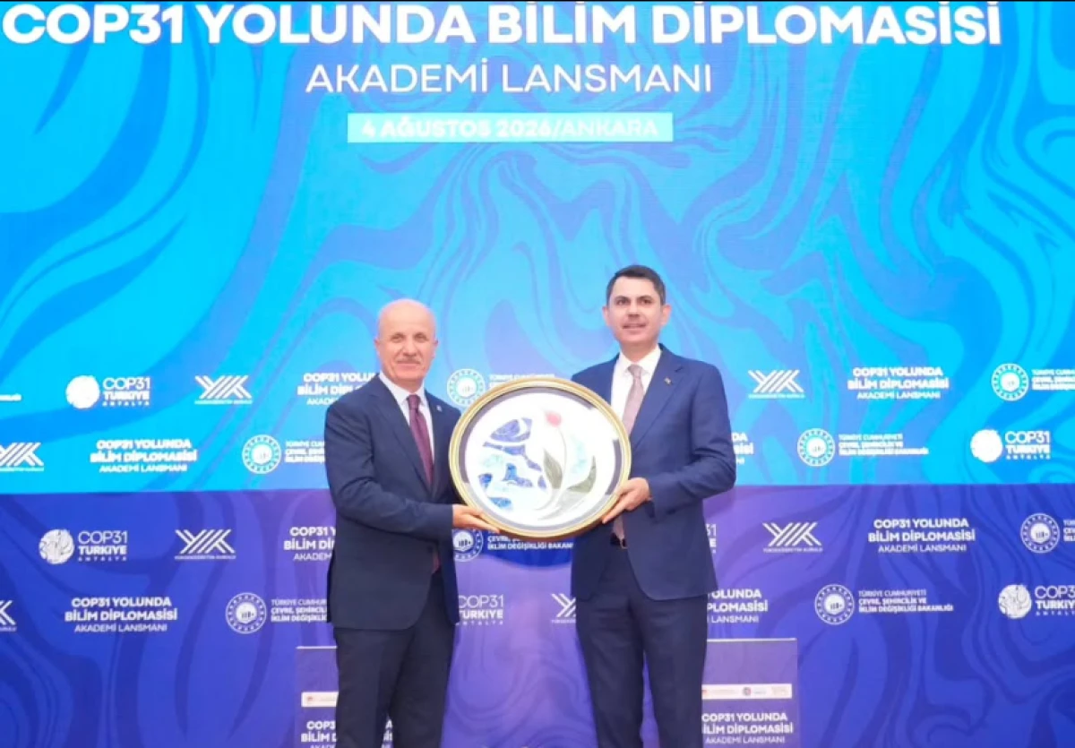 Rekt&ouml;r Prof. Dr. Musa Alcı, COP31 Yolunda Bilim Diplomasisi: Akademi Lansmanı,na katıldı