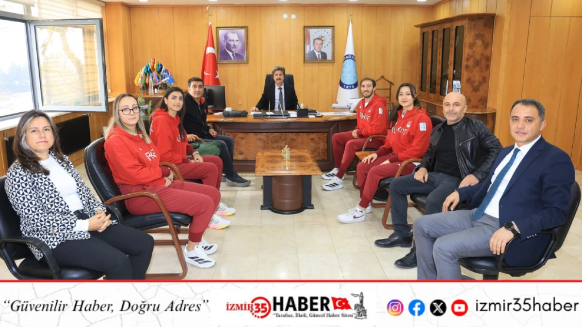 Rektör Yılmaz’dan başarılı sporculara özel tebrik