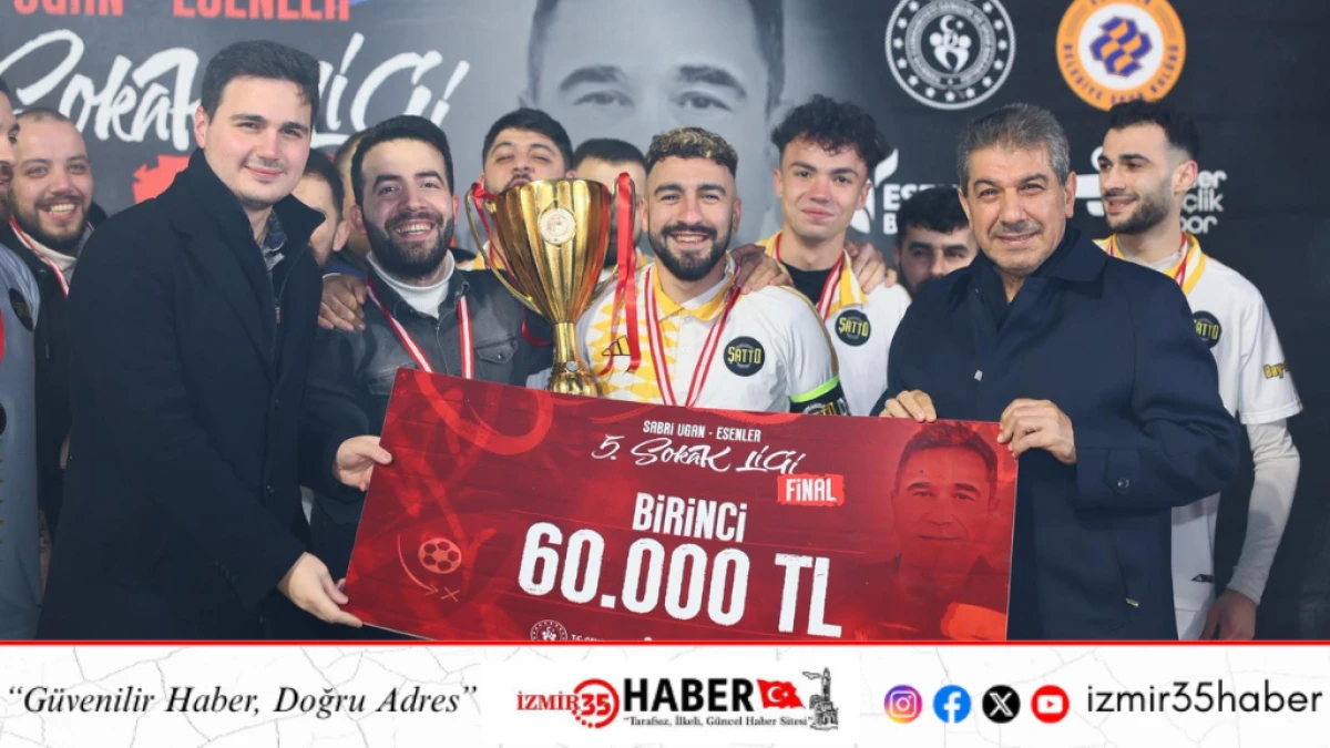 SABRİ UGAN SOKAK LİGİ&rsquo;NDE ŞAMPİYON YİNE ESENLER ŞATTO