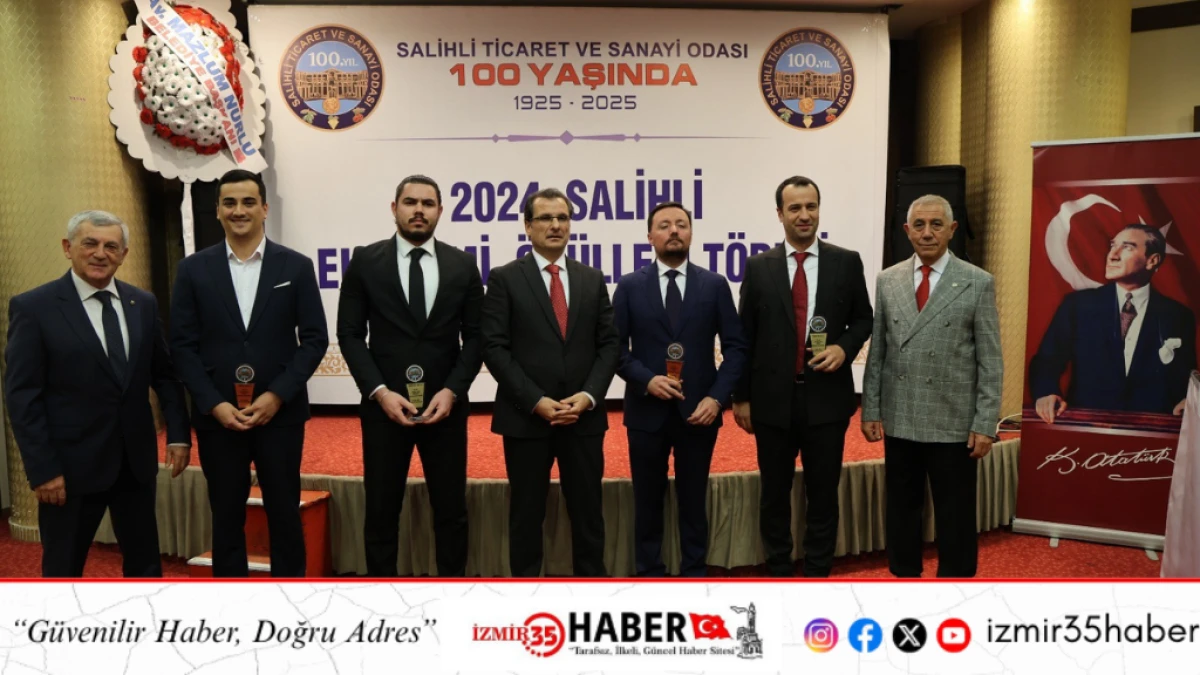 Salihli TSO, iş insanlarını &ouml;d&uuml;llendirdi