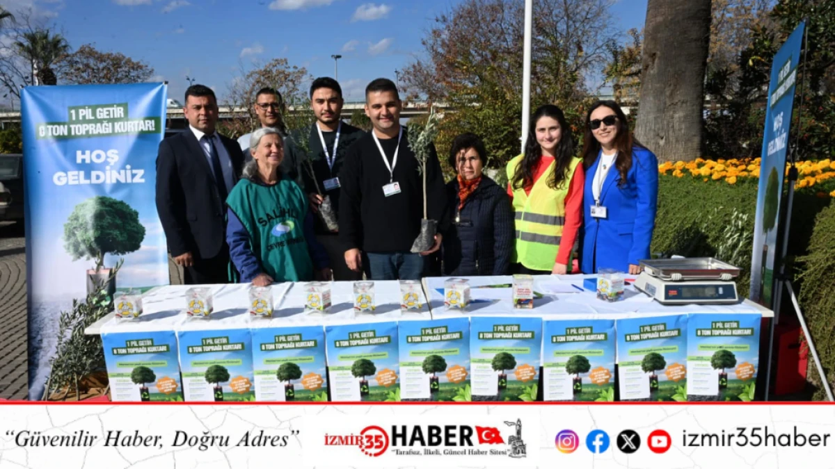 SALİHLİ&rsquo;DE ATIK PİL TOPLAMA ETKİNLİĞİNE YOĞUN KATILIM: 300 KİLO ATIK PİL TOPLANDI