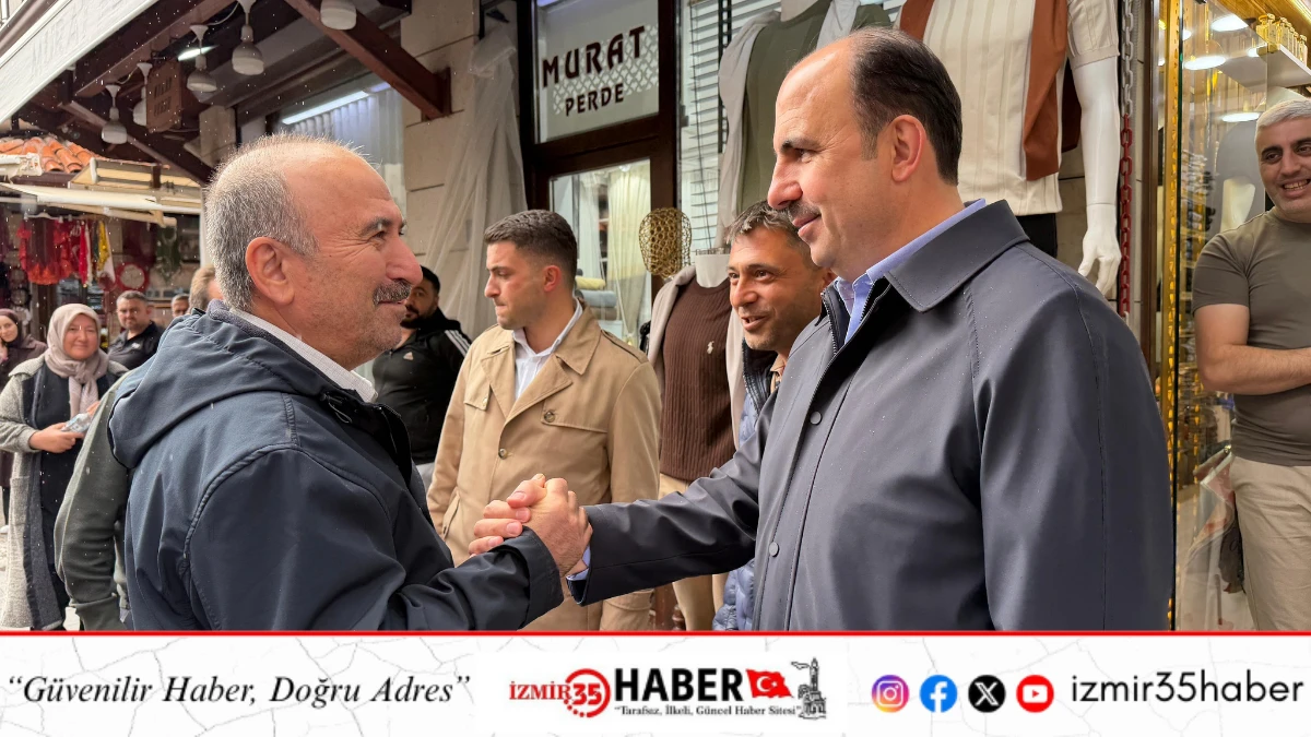 ŞEHİR MERKEZİNDE ESNAFI ZİYARET