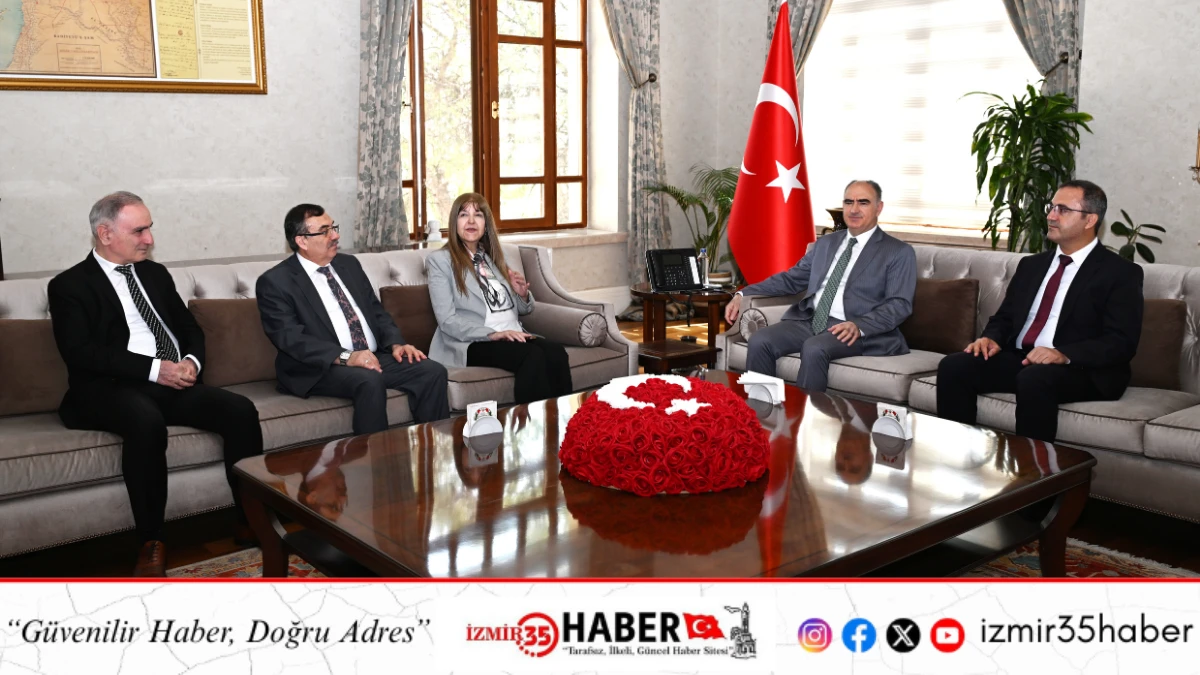 Sosyal G&uuml;venlik Haftası Sebebiyle Vali &Ouml;zkan&rsquo;a Ziyaret
