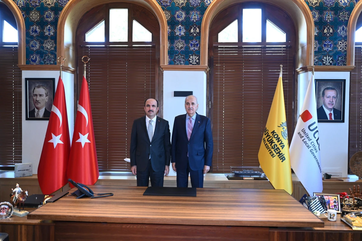 TBMM BAŞKANI NUMAN KURTULMUŞ, UĞUR İBRAHİM ALTAY&rsquo;I ZİYARET ETTİ