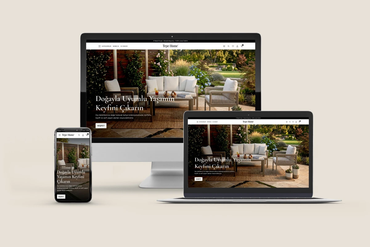 TEPE HOME, DİJİTAL MAĞAZASINI YENİLEDİ