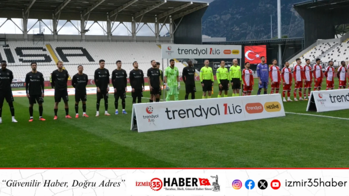 Trendyol 1. Ligi 32. Hafta ma&ccedil;ında Manisa Futbol Kul&uuml;b&uuml; ile &Ouml;zbelsan Sivasspor karşı karşıya geldi.