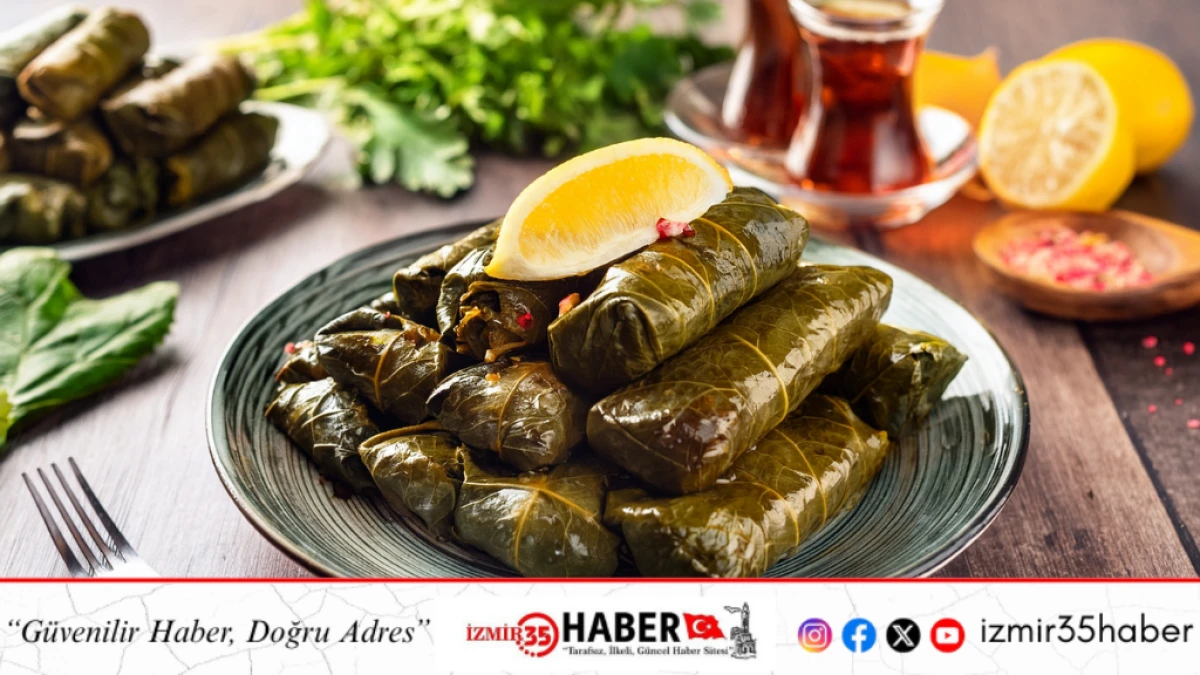 T&uuml;rkiye&rsquo;nin yaprak sarma ihracatının y&uuml;zde 80&rsquo;i Ege B&ouml;lgesi&rsquo;nden yapıldı