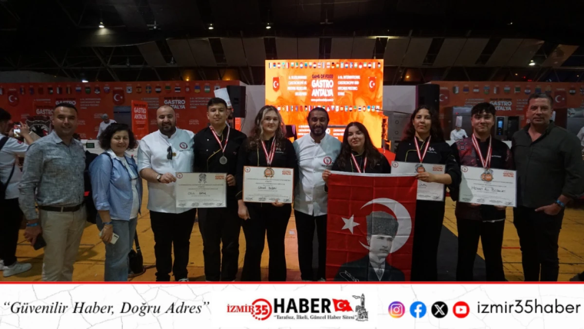 Uluslararası Gastronomi Buluşmasında İzmir’in Meslekî Eğitim Zaferi