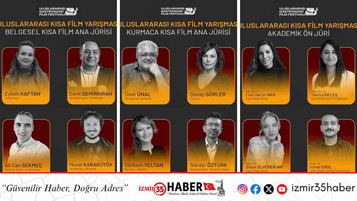 Uluslararası Gastronomi Film Festivali&rsquo;nde J&uuml;ri &Uuml;yeleri Belli Oldu!