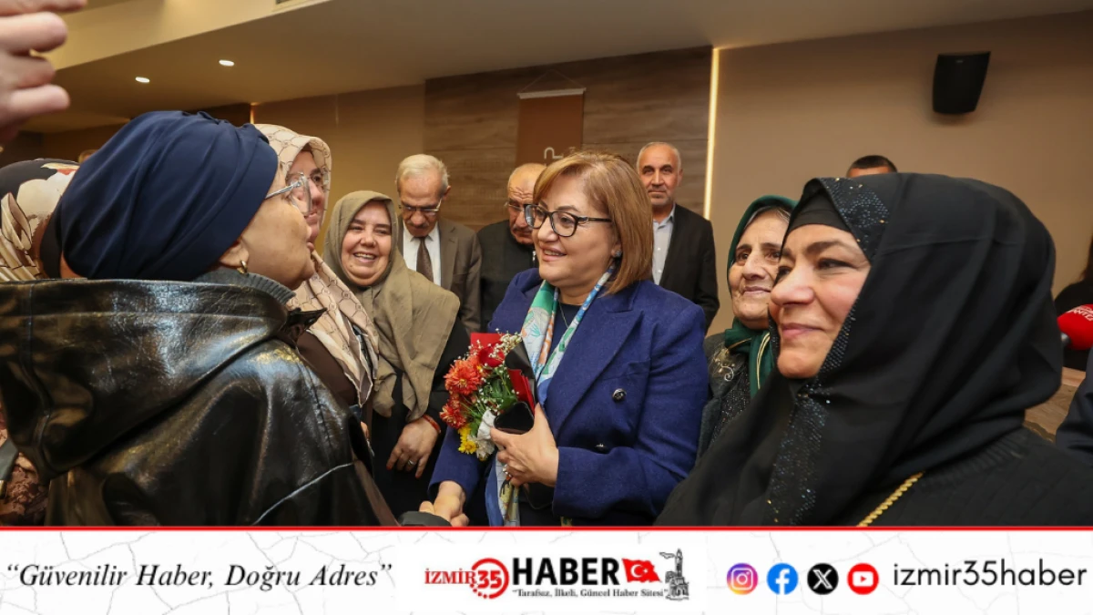 UMREDEN DÖNEN İKİNCİ KAFİLE BAŞKAN FATMA ŞAHİN İLE BİR ARAYA GELDİ