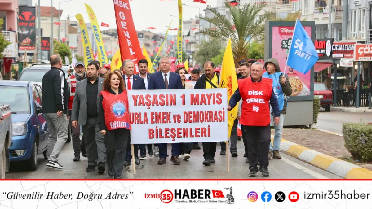 Urla&rsquo;da 1 Mayıs Mesajı: Adalet Olmadan Huzur Olmaz