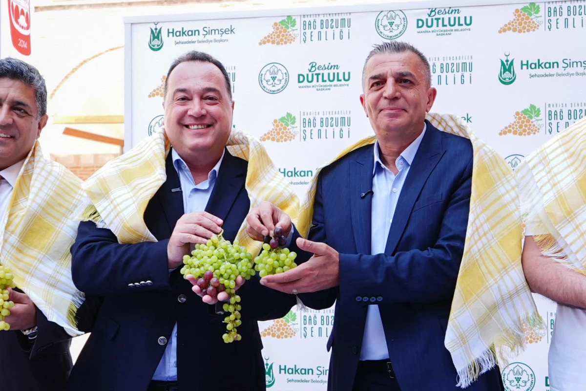  &Uuml;z&uuml;m&uuml;n Başkenti Manisa&rsquo;da Bağbozumu Şenliği Başlıyor