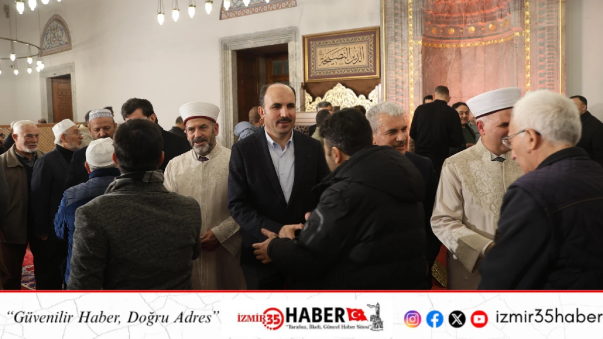 VALİ AKIN VE BAŞKAN ALTAY REGAİP KANDİLİNDE KONYALILARLA BULUŞTU