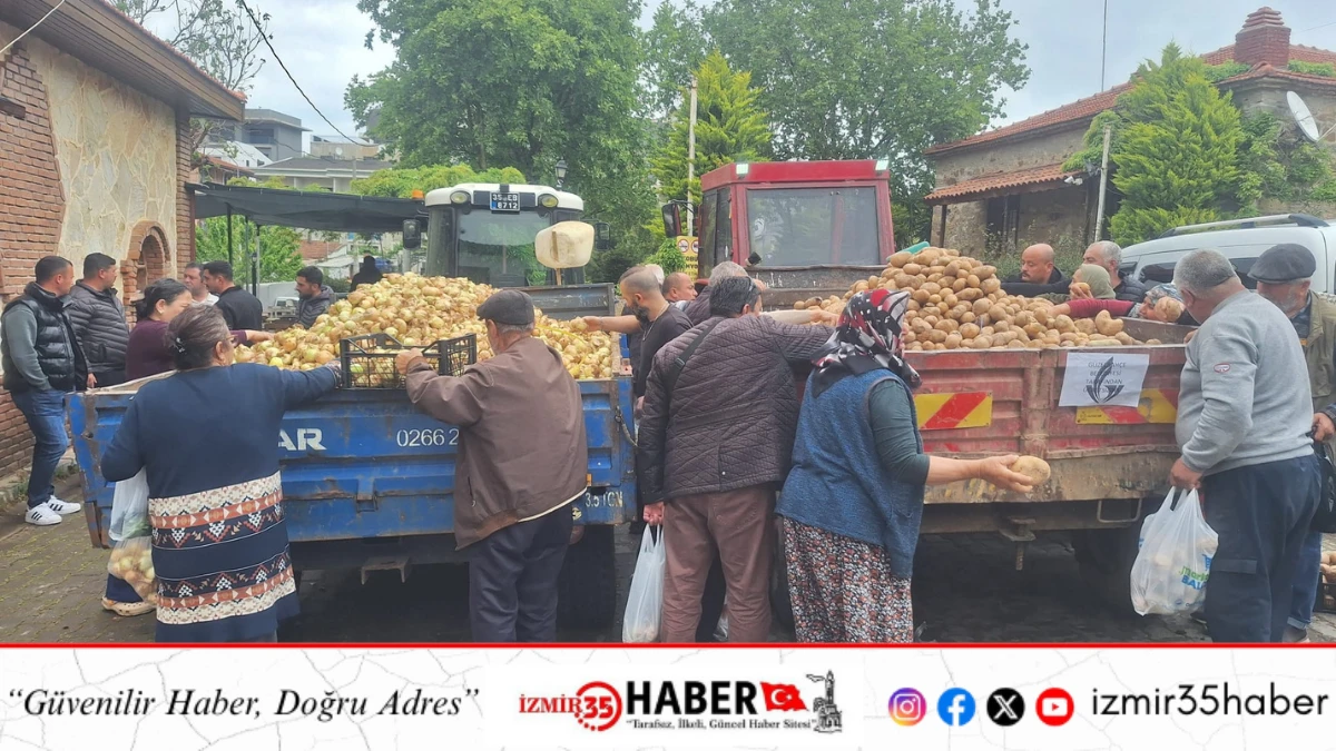 Vatandaşa &Uuml;cretsiz Patates ve Soğan Desteği