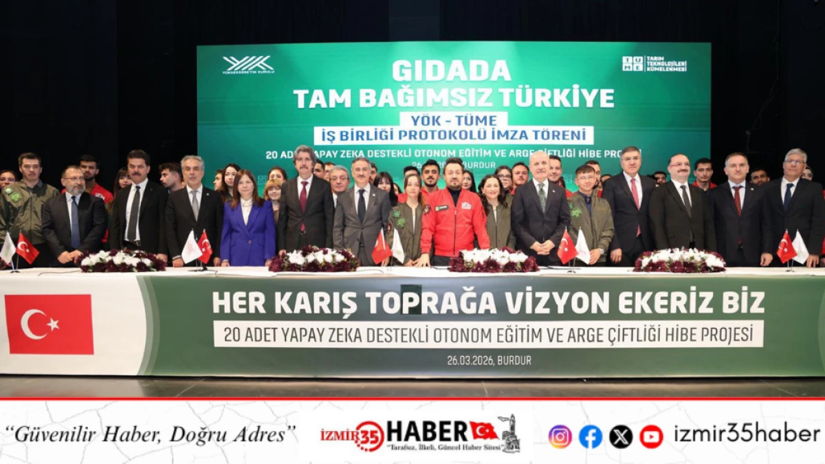 Y&Ouml;K ile Tarım Teknolojileri K&uuml;melenmesi Derneği arasında iş birliği protokol&uuml; imzalandı